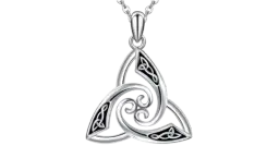 Trinity Celtic Knot Necklace - 925 Sterling Silver