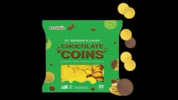 St. Patrick's Day Lucky Chocolate Coins 25 Pack