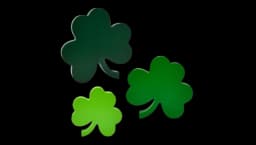 St. Patrick’s Day Wooden Shamrock Signs Set of 3