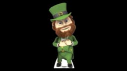 Leprechaun Cardboard Cutout Standup - Multicolor/Clear