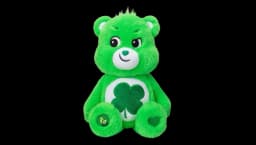 Good Luck Bear Plushie Medium Size - Green