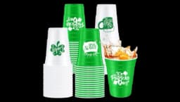St. Patrick's Day Plastic Cups 30 Pcs