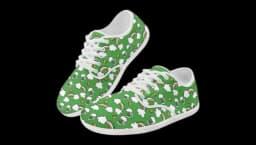 St. Patrick's Day Shoes - White/Green/Yellow