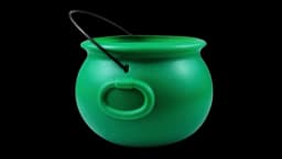 St. Patrick's Day Cauldron Kettle - Green