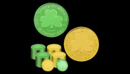St. Patrick's Day Gold Coins 100 Pack