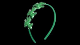 St. Patrick's Day Shamrock Sequin Clover Hair Band - Green