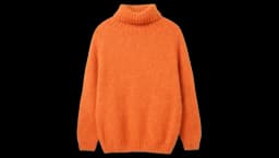 Stitch Detail Roll Neck Jumper - Burnt Orange