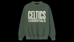 Shamrock Graphic Crew Neck - Green/White