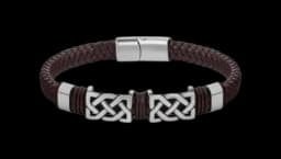 Celtic Knot Leather Bracelet