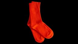 Cashmere Socks - Orange