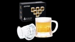 Mini Beer Shot Glasses Set Of 6