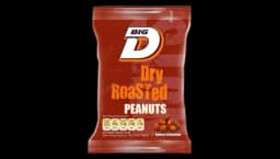 Dry Roasted Peanuts Large Bag 200g