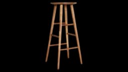 The STABLE Wooden High Stool
