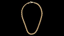 Gold Plated Celtic Braid Necklace