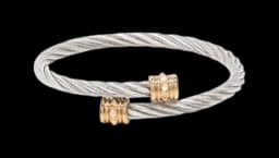 Celtic Clous Bangle - Silver-Tone