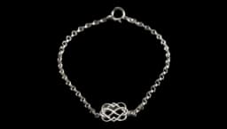 Celtic Love Knot Bracelet - Sterling Silver