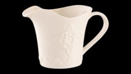 Classic Trinity Knot Cream Jug - White