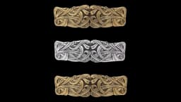 Celtic Hair Stick Vintage Barrette 3Pcs