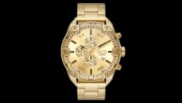 Dz4608 Spiked 49mm - Stainless Steel/Gold-Tone