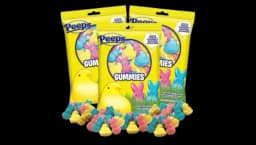 Peeps Gummies Marshmallow Flavored Bunnies & Chicks Pack Of 3