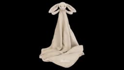 Personalized Bashful Beige Bunny Blanket - Cream