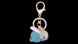 Rabbit Keyring Charm - Multicolor