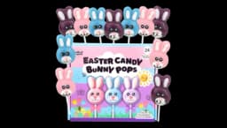 Easter Candy Bunny Lollipops 24 Count