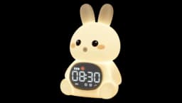 Bunny Alarm Clock & Night Lamp