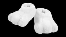 Easter Bunny Feet Shoes - White