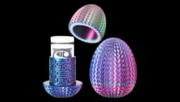 Easter Egg Puzzle Box Set Of 6 - Multicolor