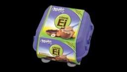 Milka LOFFEL Ei Filled HAZELNUT Eggs 136g