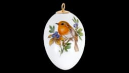 Easter Egg Bird Painting Robin
