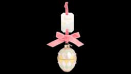 Glass Easter Egg Decoration