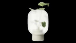 Nebl Ceramic Flowerpot - Light Grey