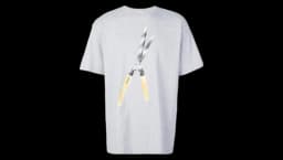 Shears Graphic-Print T-Shirt - Grey