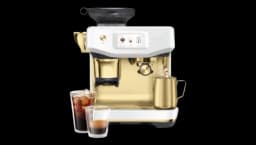 The Barista Touch Impress Coffee Machine - Sea Salt White Brass