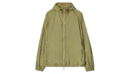 Vintage Check-Trim Jacket - Apple Green