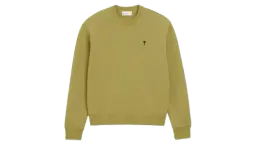 Ami De Coeur Logo-Embroidered Sweatshirt - Matcha Green