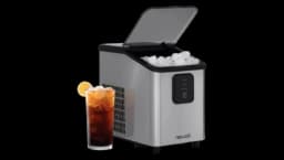 Mini Countertop Bullet Ice Maker in Stainless Steel