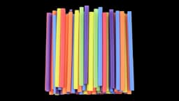 Jumbo Plastic Smoothie Straws 100 Count