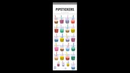 Boba Tea Party Stickers