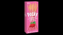 Pocky Strawberry Cream Covered Biscuit Sticks 40g