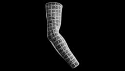 Arm Sleeve Repeat Type Large - Black/White