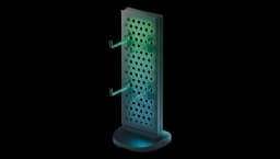 Pegboard Desk Dock - Black