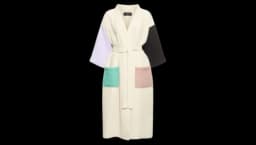 Pocket Waffle Bathrobe - Multicoloured