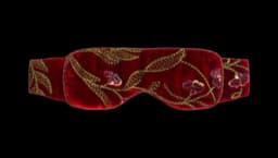 Silk Embroidered Sleep Mask - Multicolor