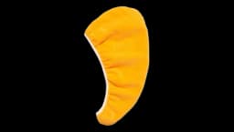 Sol Dual-Sided Hair Towel - Yellow/White