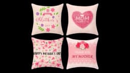 Mother's Day Pillow Covers Set Of 4