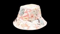 Patchwork Floral Hat - Pink