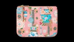 Floral-Print Coin Purse - Pink